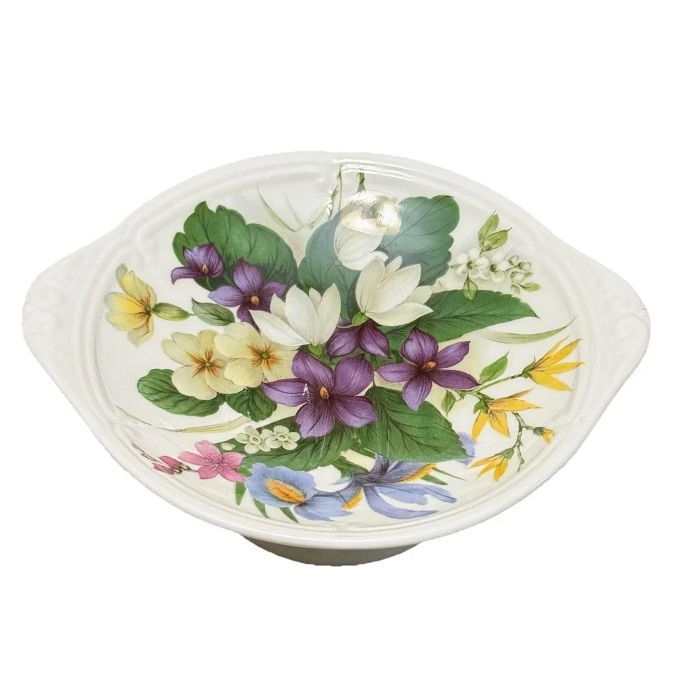Royal Stafford Floral‎ Bone China Dish Trinket Plate England Victoria's Secret